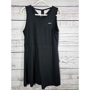 Silver Bait Women's Large Black Active Dress Sleeveless Strappy Back Athletic